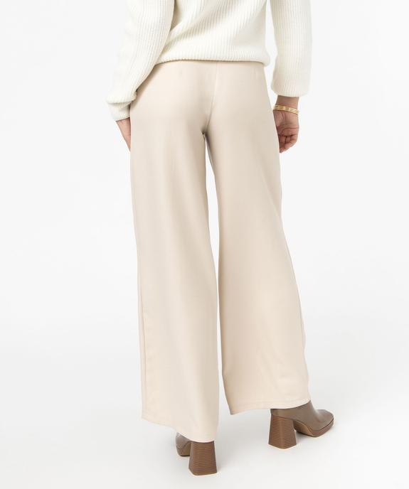 Pantalon en toile coupe large femme vue1 - GEMO(FEMME PAP) - GEMO