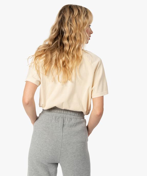 Tee-shirt femme avec large motif – Camps United vue3 - CAMPS UNITED - GEMO