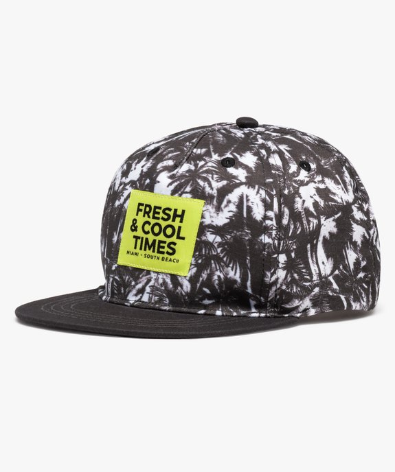 Casquette garçon avec motifs palmiers vue1 - GEMO (JUNIOR) - GEMO