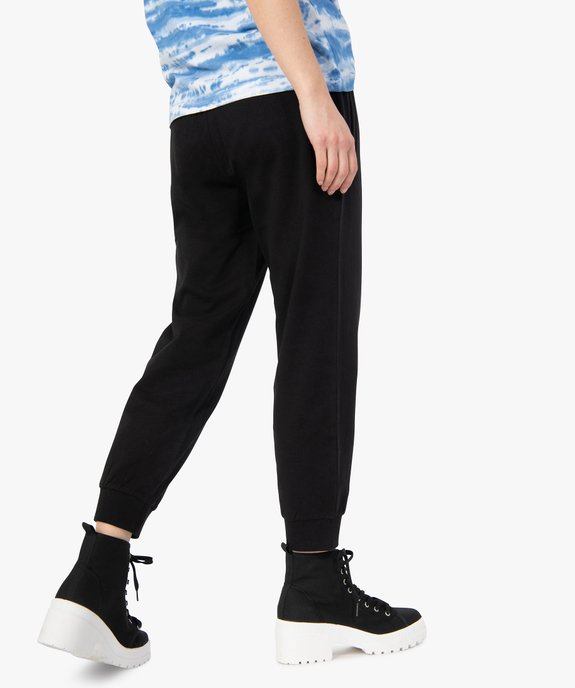 Pantalon de jogging femme longueur mollets vue3 - GEMO(FEMME PAP) - GEMO