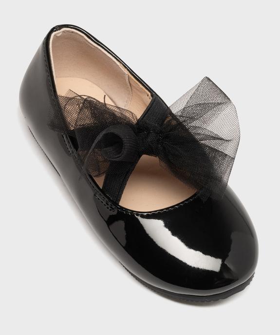 Ballerines vernies à brides élastiques et nœud en tulle bébé fille vue5 - LOVELY WINGS - GEMO