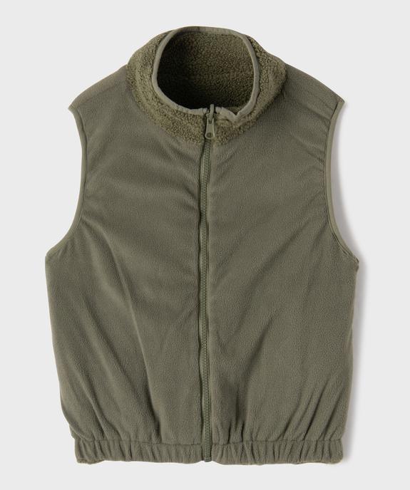 Blouson 2-en-1 avec veste polaire sans manches amovible garçon vue3 - GEMO 4G GARCON - GEMO