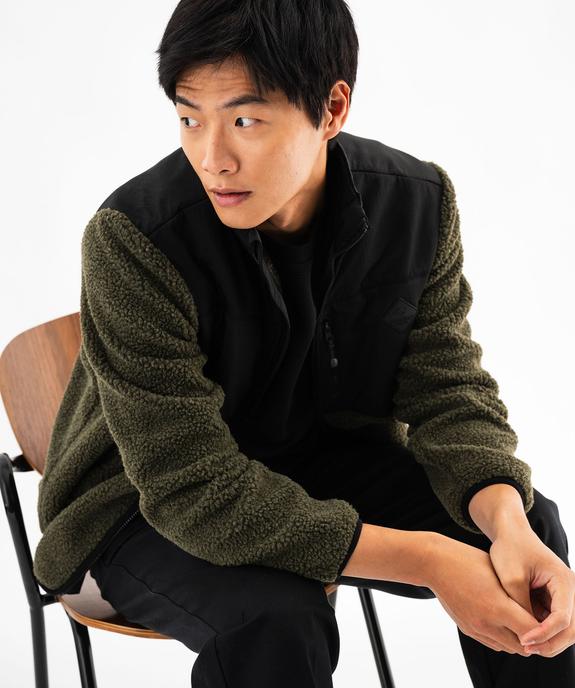 Blouson bi-matières à col montant homme - Roadsign vue1 - ROADSIGN D - GEMO