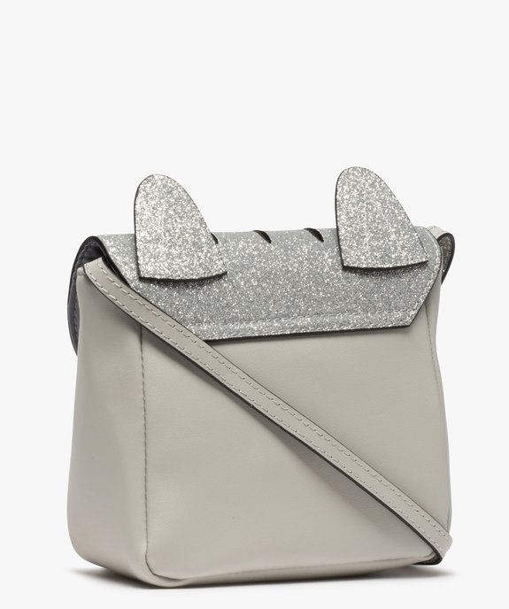 Sac fille avec rabat à paillettes avec motif chat vue2 - GEMO (ENFANT) - GEMO