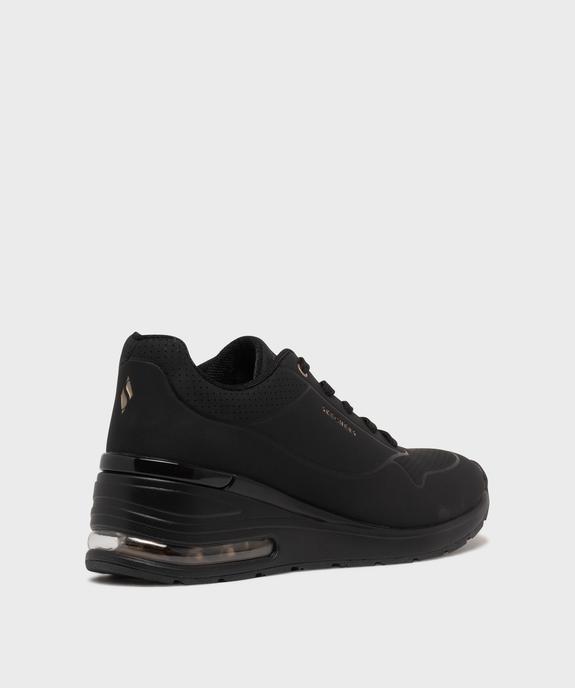 Baskets basses à talon compensé Elevated Air femme - Skechers vue4 - SKECHERS - GEMO