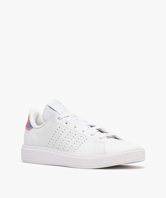 Baskets retro tennis unies à lacets femme – Adidas vue4 - ADIDAS - GEMO