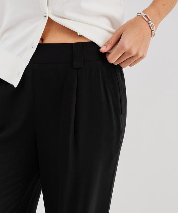 Pantalon large et fluide à taille haute femme vue6 - GEMO 4G FEMME - GEMO