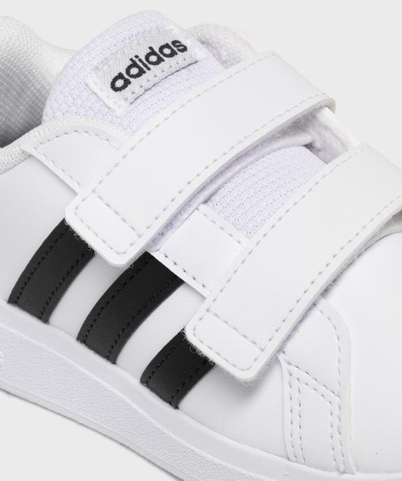 Baskets Grand Court 2.0 fermeture scratch bébé - Adidas vue6 - ADIDAS - GEMO