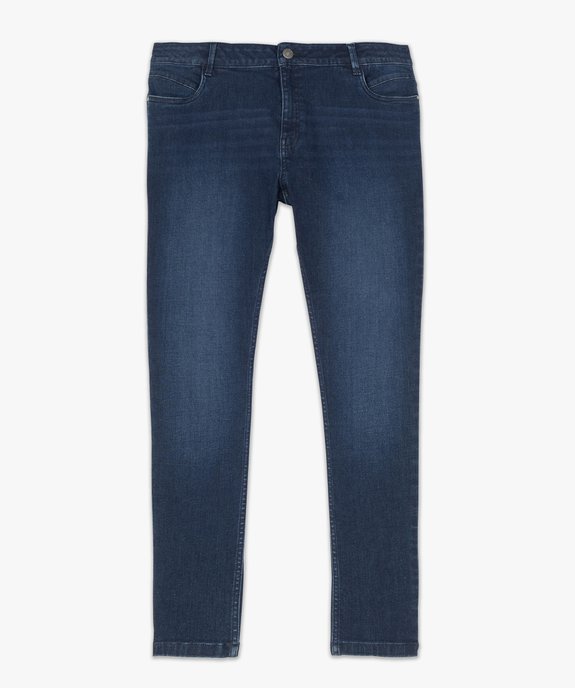 Jean femme grande taille coupe Slim 4 poches vue4 - GEMO (G TAILLE) - GEMO
