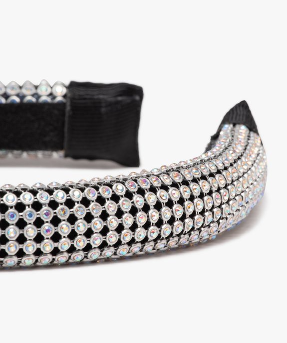 Serre-tête à strass brillants fille vue2 - GEMO (ACCESS) - GEMO