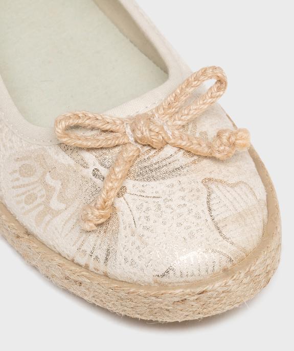 Ballerines en toile à motifs pailletés femme - Follow Me vue6 - FOLLOW ME - GEMO