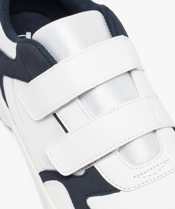 Baskets homme mesh et suédine fermeture scratch vue6 - G'FLEX - GEMO