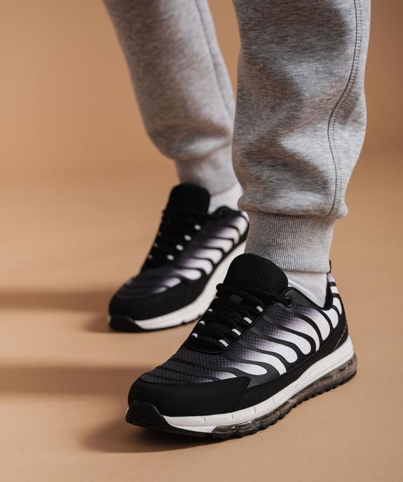 Baskets basses à semelle translucide homme - 5 MILES vue1 - 5 MILES - GEMO