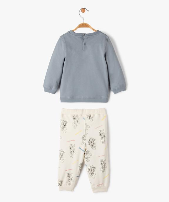 Ensemble 2 pièces sweat + jogging bébé garçon - Pat Patrouille vue3 - PAT PATROUILLE - GEMO