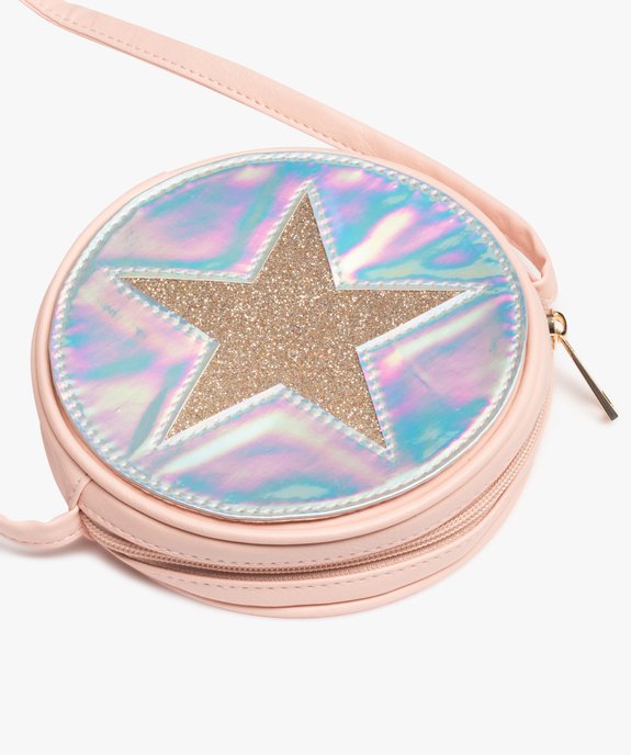 Sac à main fille zippé format rond avec faces interchangeables vue3 - GEMO (ENFANT) - GEMO