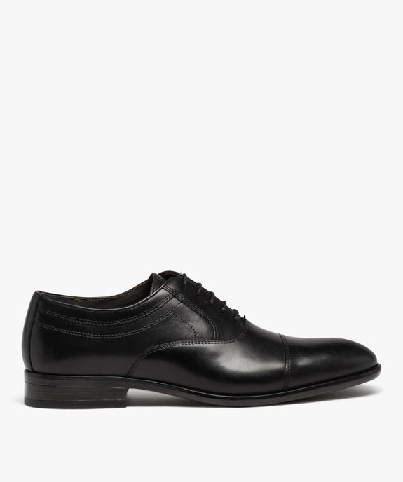Derbies homme classiques dessus en cuir uni - Taneo vue1 - TANEO - GEMO