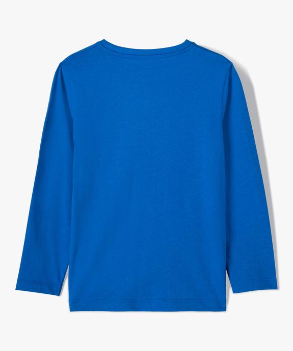 Tee-shirt garçon à manches longues avec motif vue3 - GEMO (ENFANT) - GEMO