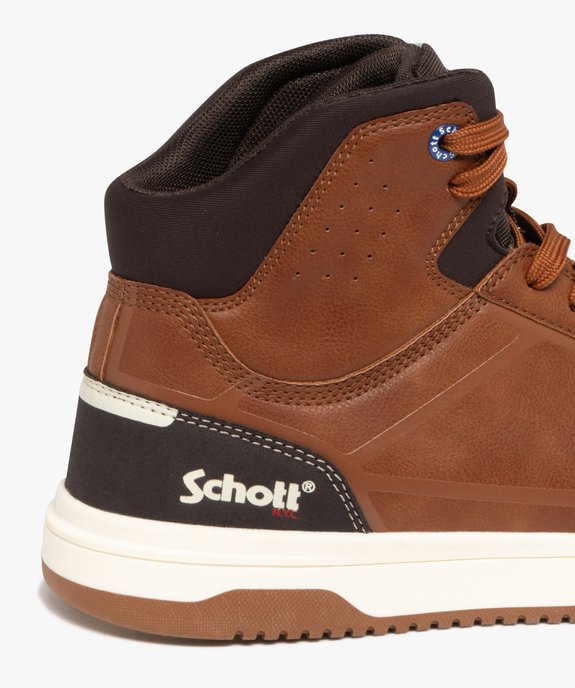 Boots homme mid-cut à lacets style casual - Schott  vue7 - SCHOTT - GEMO