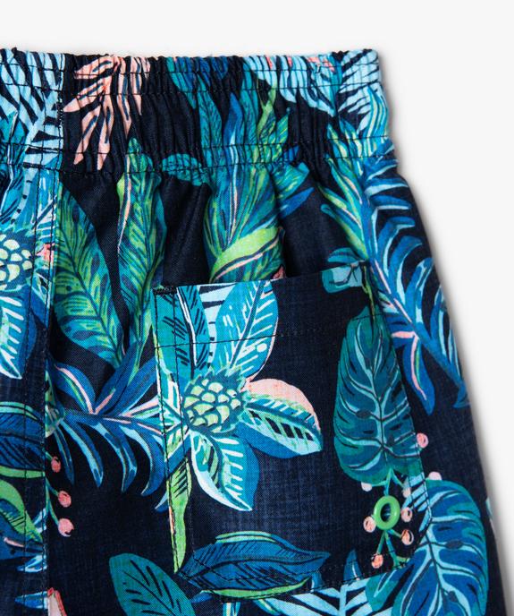 Short de bain garçon à motifs exotiques vue3 - GEMO (ENFANT) - GEMO