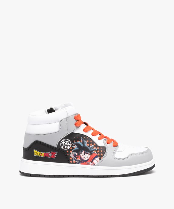 Baskets garçon mid-cut à lacets et à zip - Dragon Ball Z vue1 - DRAGON BALL Z - GEMO
