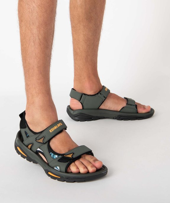 Sandales sport homme à scratchs – Koh-Lanta vue1 - KOH-LANTA - GEMO