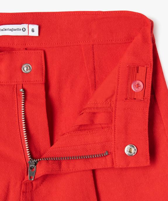 Short à pinces fille - LuluCastagnette vue2 - LULU CASTAGNETTE GEMO FOR GOOD - GEMO