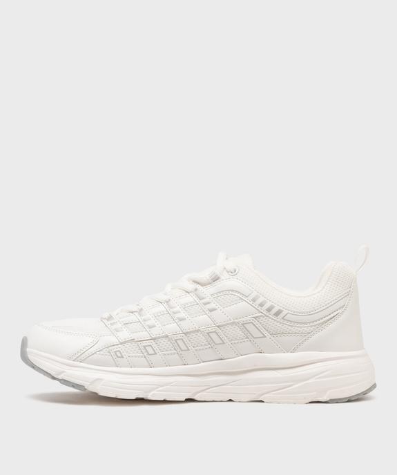Baskets de running légères en mesh homme - 5 Miles vue3 - 5 MILES - GEMO