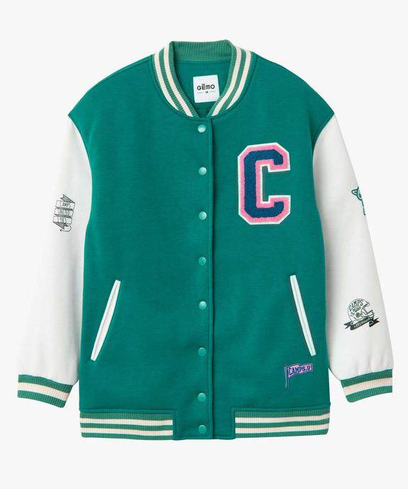 Blouson femme avec manches contrastantes - Camps United vue4 - CAMPS UNITED - GEMO