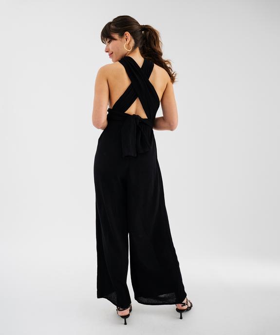 Combinaison pantalon multi-look en viscose femme vue5 - GEMO(FEMME PAP) - GEMO