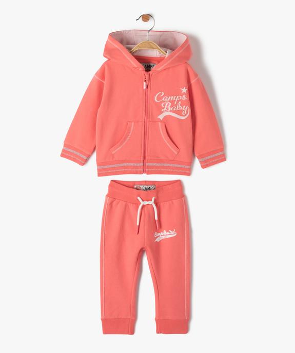 Ensemble bébé fille 2 pièces : pantalon et veste de jogging - Camps United vue1 - CAMPS UNITED - GEMO