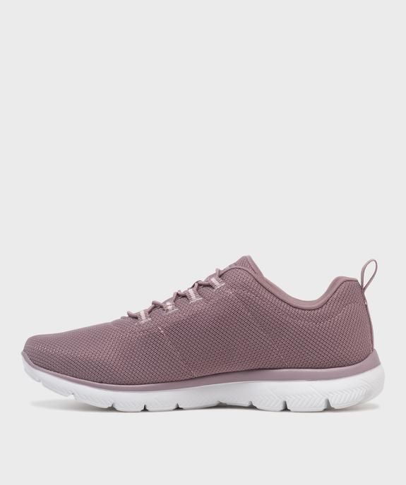 Baskets en mesh ultra légères à lacets femme - Skechers  vue3 - SKECHERS - GEMO