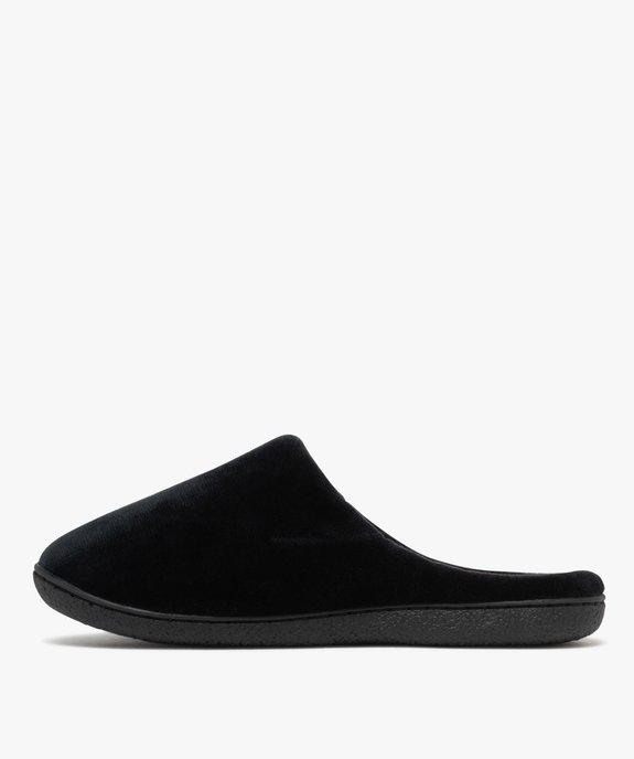 Chaussons homme mules en velours ras - Olympia vue3 - OLYMPIA - GEMO