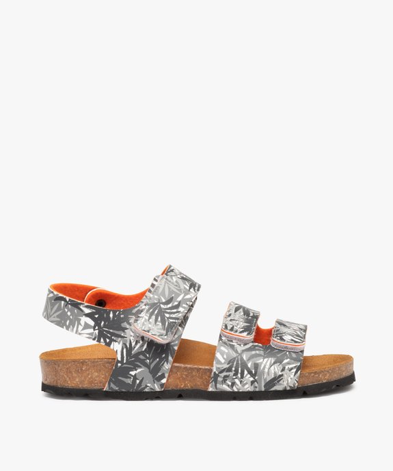 Sandales garçon à brides scratch imprimées vue1 - GEMO (ENFANT) - GEMO