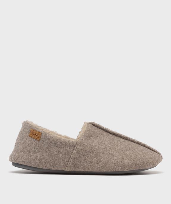 Chaussons pantoufles fourrées cosy femme - DIM vue1 - DIM - GEMO
