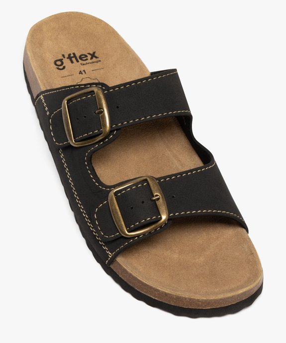 Sandales confort à larges brides et semelle intérieure ergonomique homme vue5 - G'FLEX - GEMO