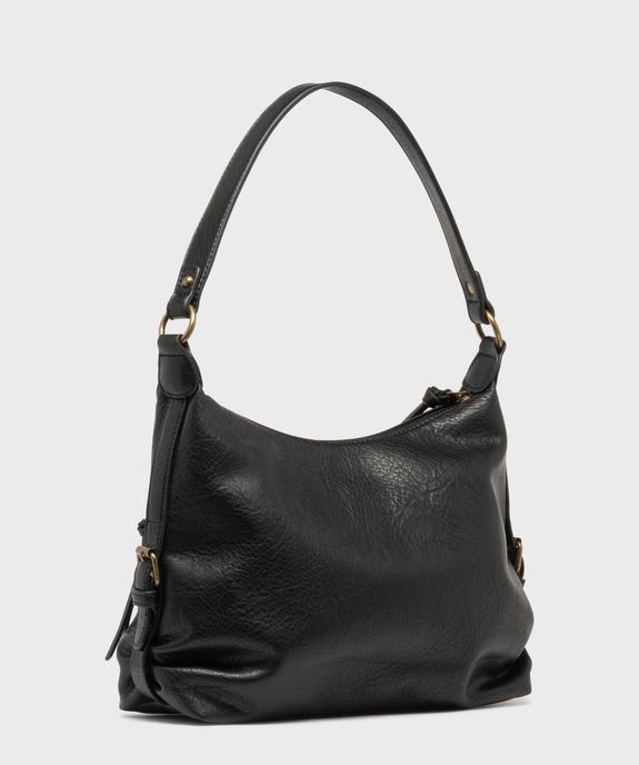 Sac à bandoulière avec poches zippées femme vue2 - GEMO (ACCESS) - GEMO