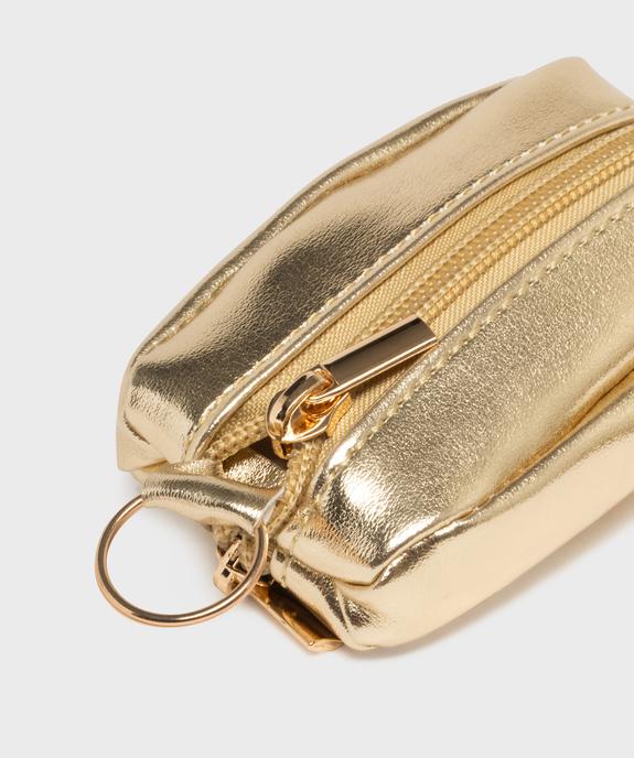 Porte-monnaie à double poche zippé femme vue1 - GEMO (ACCESS) - GEMO