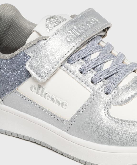 Baskets à scratch en matière métallisée et paillettes fille - Ellesse vue6 - ELLESSE - GEMO