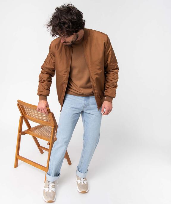 Pull à col rond en coton homme vue5 - GEMO (HOMME) - GEMO
