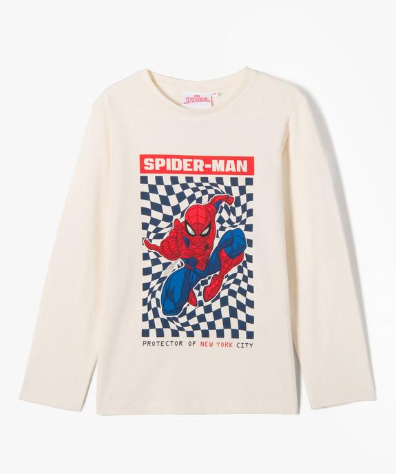 Tee-shirt garçon à manches longues à motif Spiderman - Marvel vue3 - SPIDERMAN - GEMO