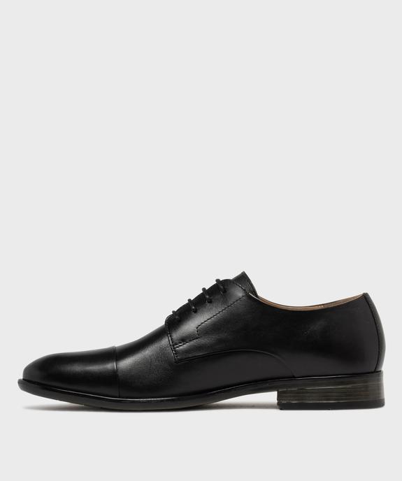 Derby à bout droit dessus cuir homme - Pierre Cardin vue3 - PIERRE CARDIN D - GEMO