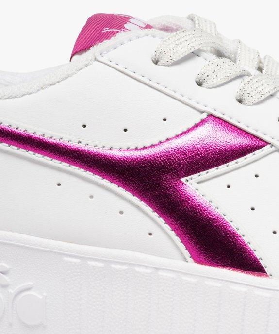 Baskets femme avec empiècements irisés - Diadora vue6 - DIADORA - GEMO