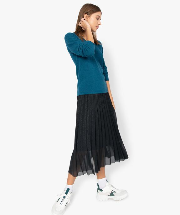 Pull femme en cachemire à col V vue5 - GEMO(FEMME PAP) - GEMO
