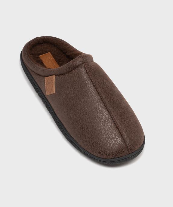 Chaussons mules avec doublure chaude homme - Roadsign vue5 - ROADSIGN G4G - GEMO