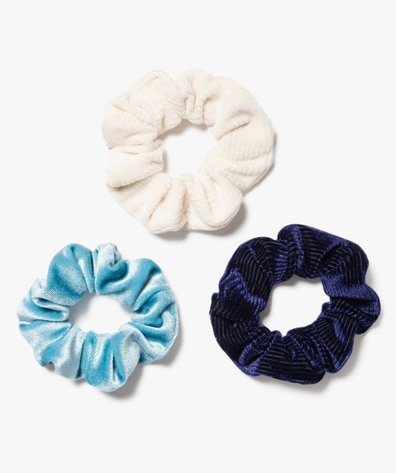 Chouchou en velours fille (lot de 3) vue1 - GEMO (ACCESS) - GEMO