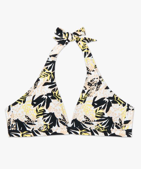 Haut de maillot de bain femme grande taille triangle foulard vue4 - GEMO (PLAGE) - GEMO
