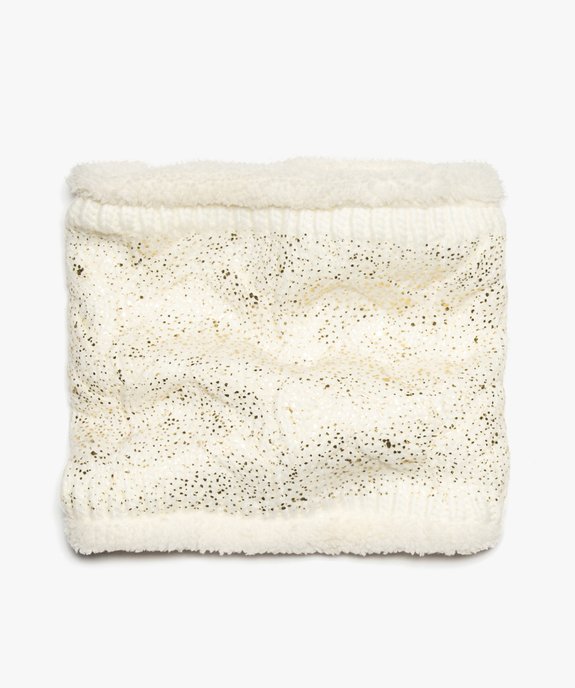 Echarpe snood fille avec paillettes et intérieur doublé vue1 - GEMO (ENFANT) - GEMO