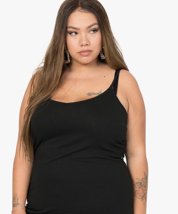 Fond de robe femme à fines bretelles Gémo x Lalaa Misaki vue2 - GEMO (G TAILLE) - GEMO