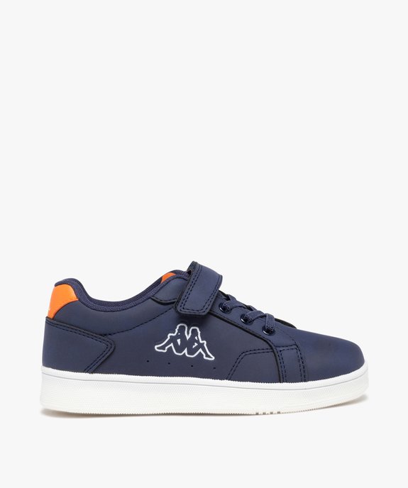 Baskets garçon unies à lacets et scratch - Kappa vue1 - KAPPA - GEMO