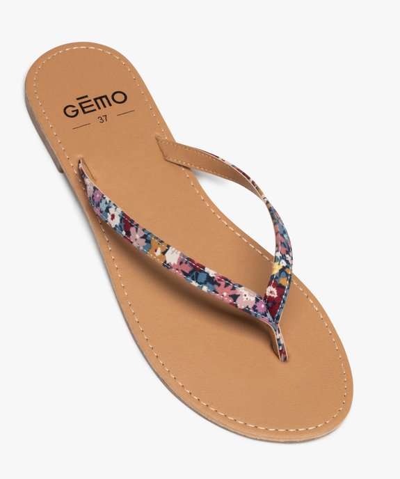 Tongs femme à petit talon plat et lanières fines - Valentina Baldano vue5 - VALENTINA BALDA - GEMO